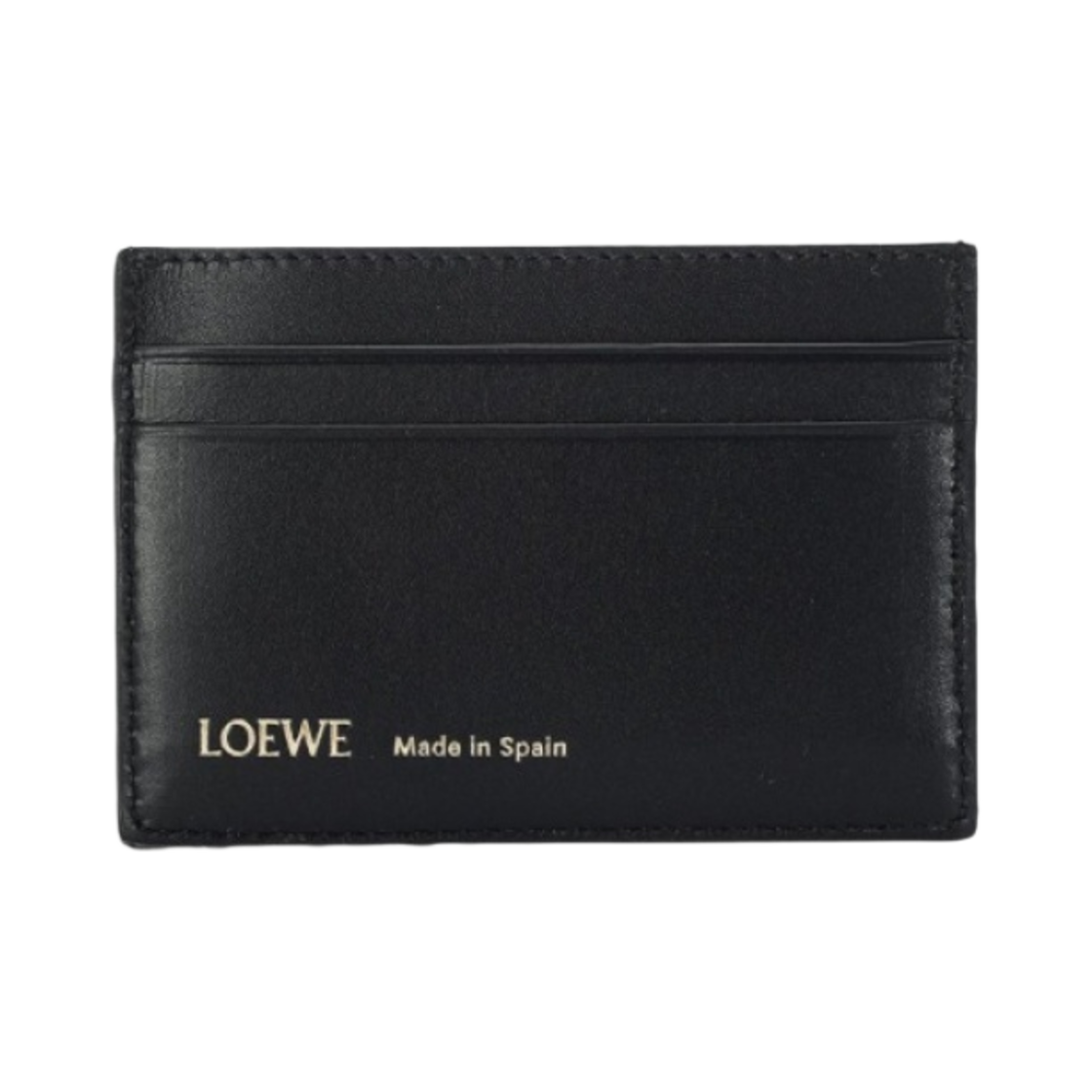 로에베 플레인 카드 홀더 자카드 앤 카프스킨 네이비 블랙(Loewe Plain Card Holder in Jacquard and Calfskin Navy Black) - 2
