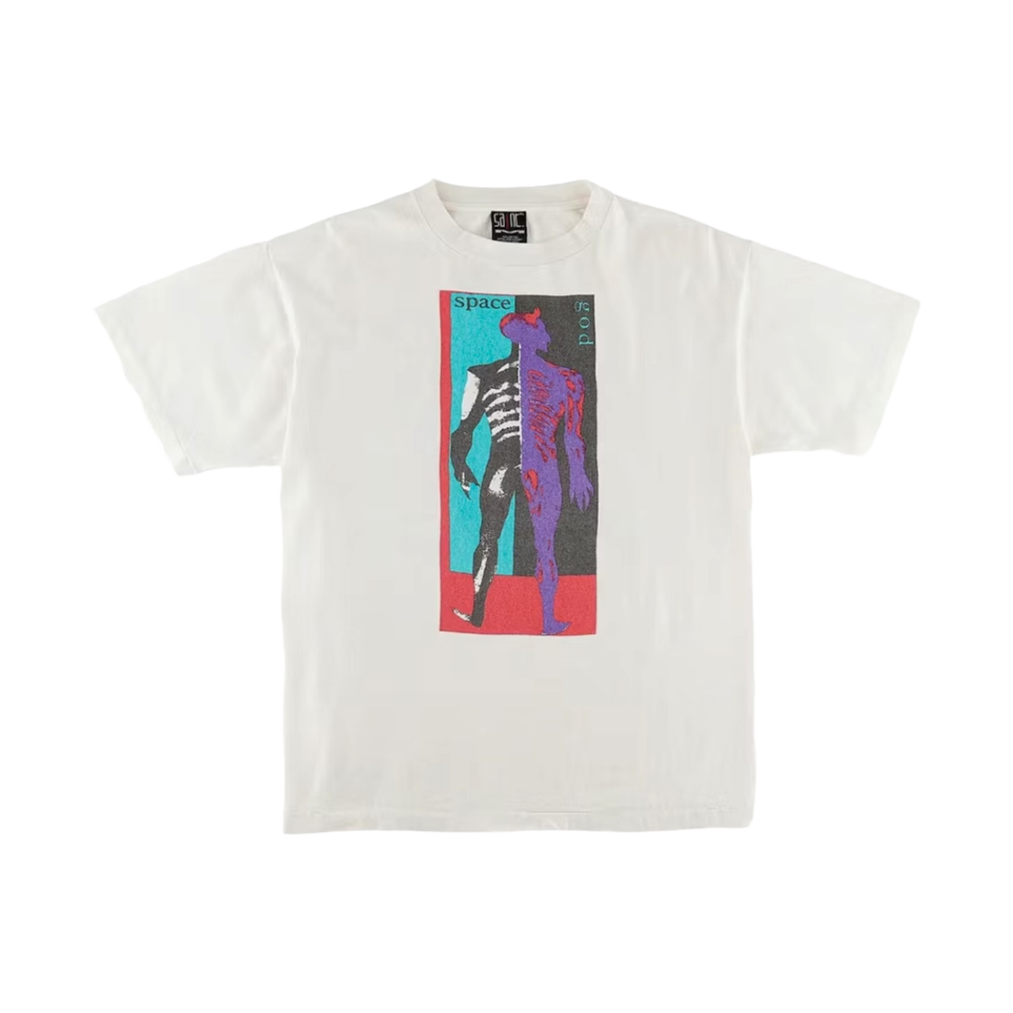 세인트 마이클 스페이스 갓 숏슬리브 티셔츠 화이트 - 23SS(Saint Mxxxxxx Space God S/S T-Shirt White - 23SS) - 1