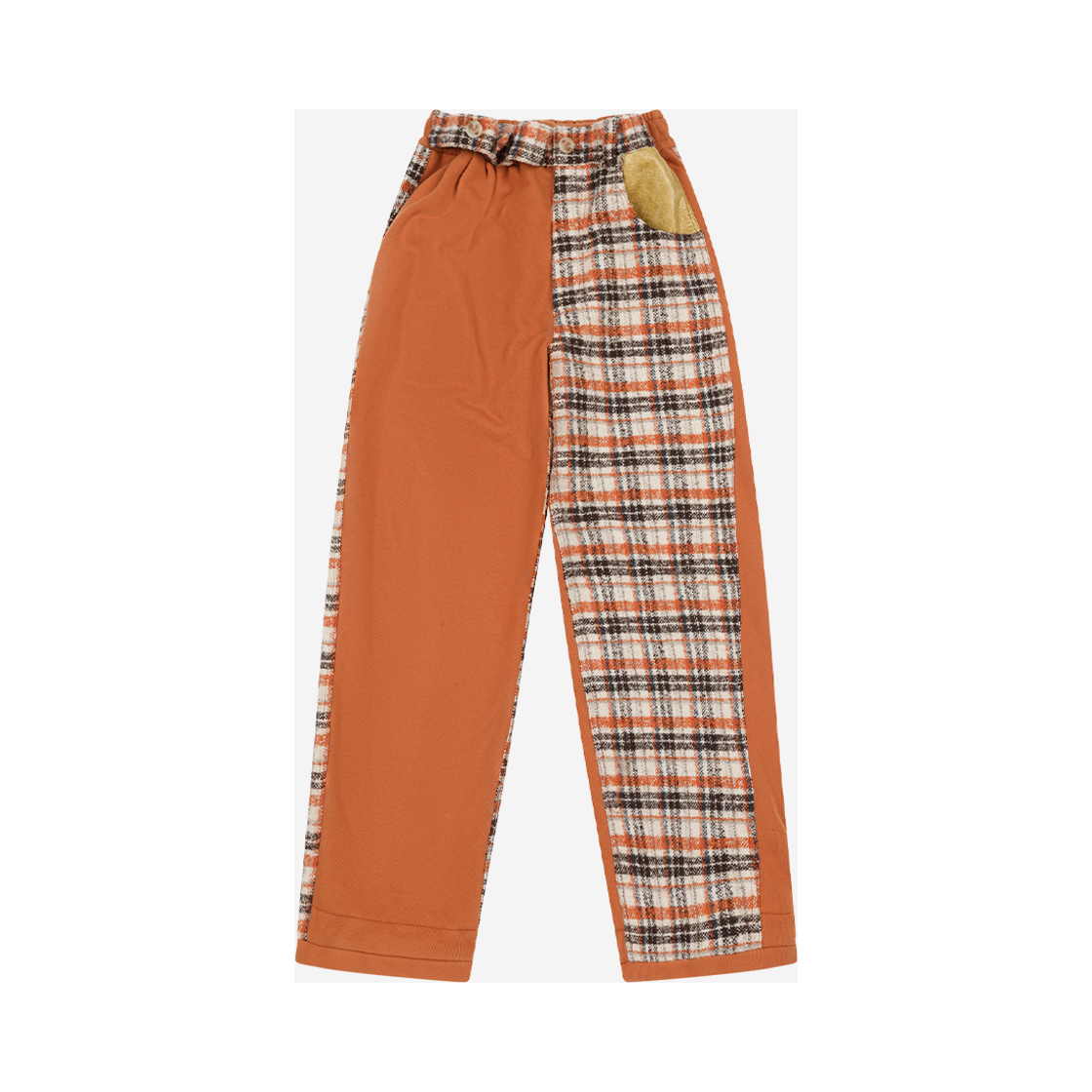 S02PT01BC Problemallways Memory Unbalance Check Sweatpants Brick