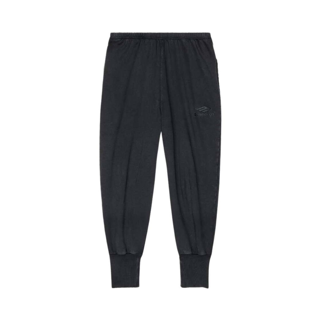 발렌시아가 3B 스포츠 아이콘 턱인 스웨트팬츠 블랙 페이디드(Balenciaga 3B Sports Icon Tuck-In Sweatpants Black Faded) - 1