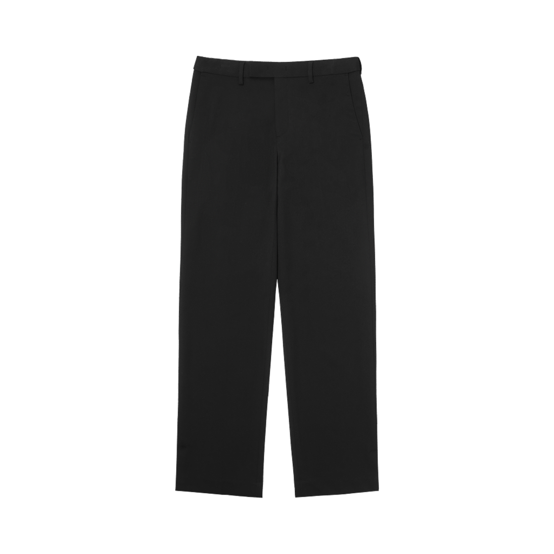 무신사 스탠다드 세미 와이드 슬릿 히든 밴딩 슬랙스 블랙(Musinsa Standard Semi-Wide Slit Hidden Banding Slacks Black)