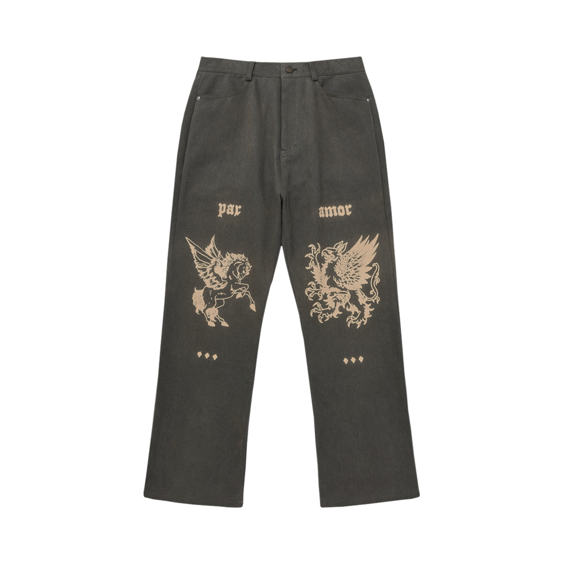 23CLPT002-013 PHOS333 Heraldic Pants