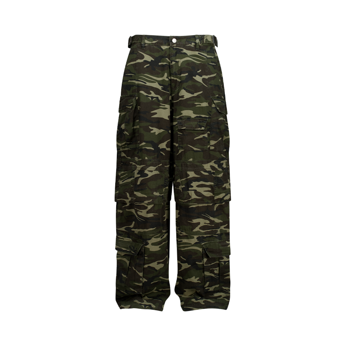 DMNT25SSPT004 Dominant 2Way Zip-Off Camo Pants