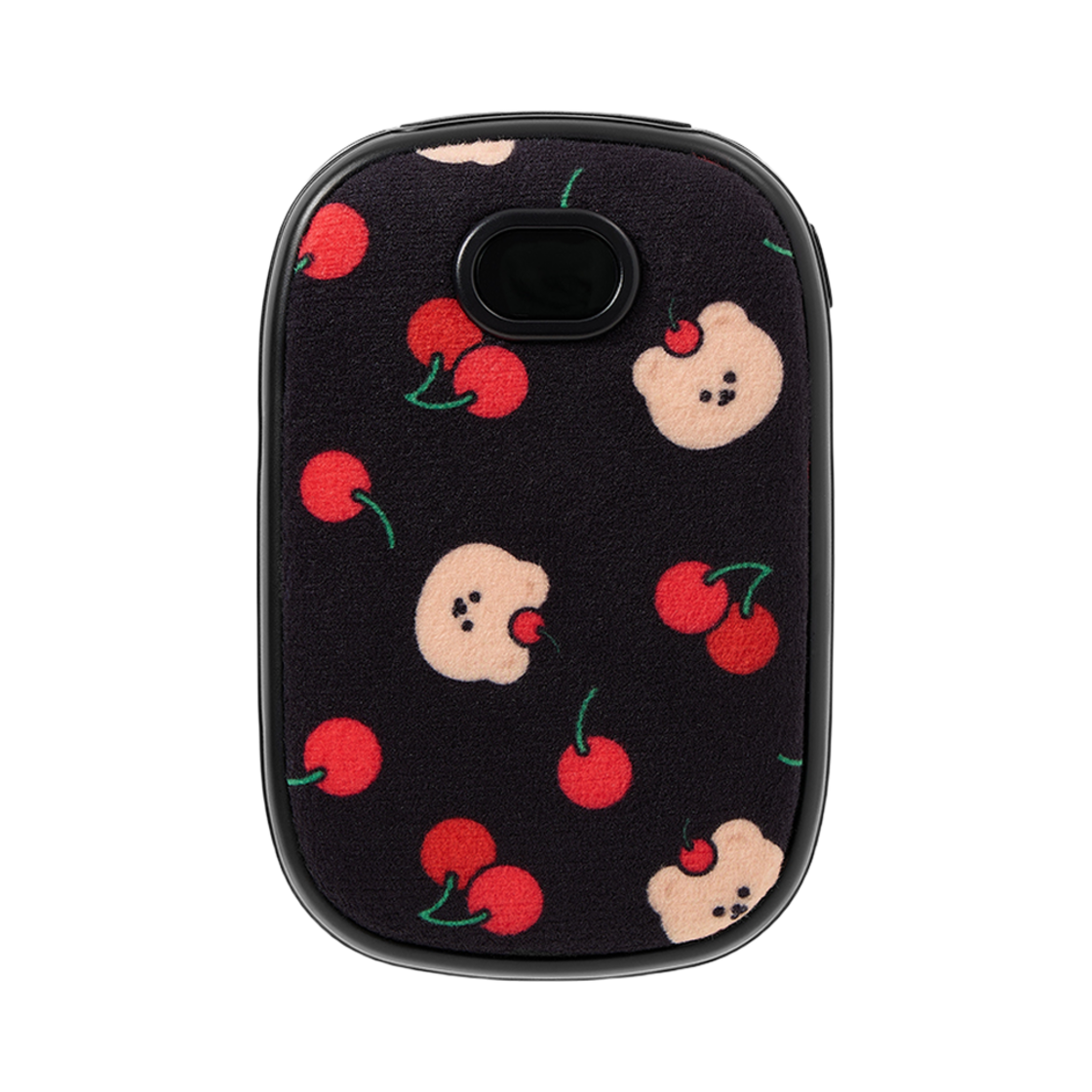 어프어프 체리 코비 블랙 손난로 보조배터리(earpearp Cherry Covy Black Hand Warmer Power Bank) - 1