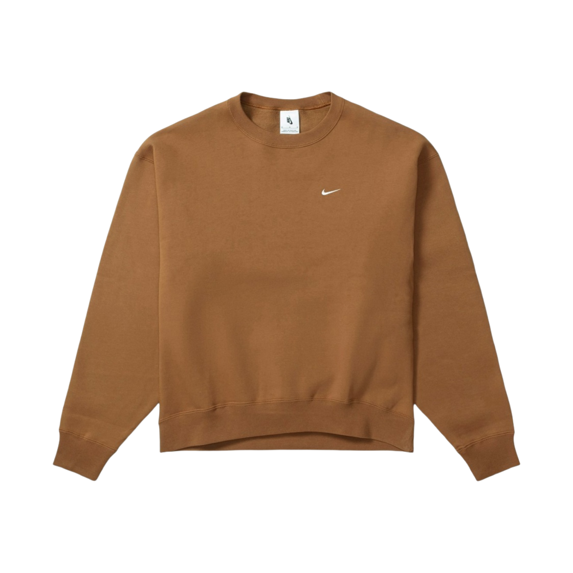 CV0554-270 Nike NRG Solo Swoosh Crew Fleece Ale Brown - US/EU