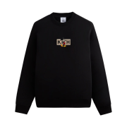Kith x Disney for Mickey & Friends Cyber Monday Mickey Classic Logo Crewneck Black