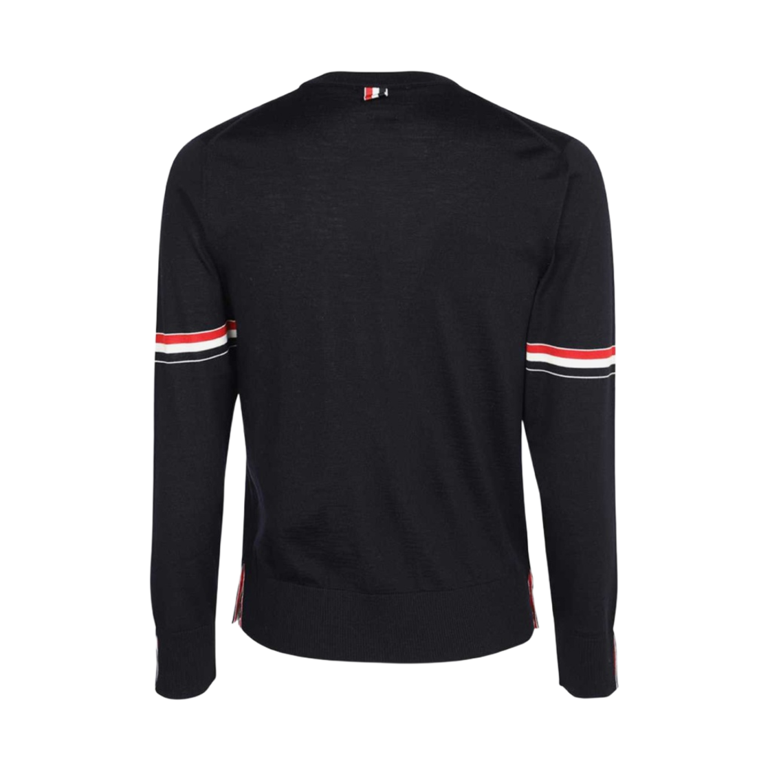 톰브라운 파인 메리노 울 스트라이프 크루넥 풀오버 네이비(Thom Browne Fine Merino Wool Stripe Crewneck Pullover Navy) - 2