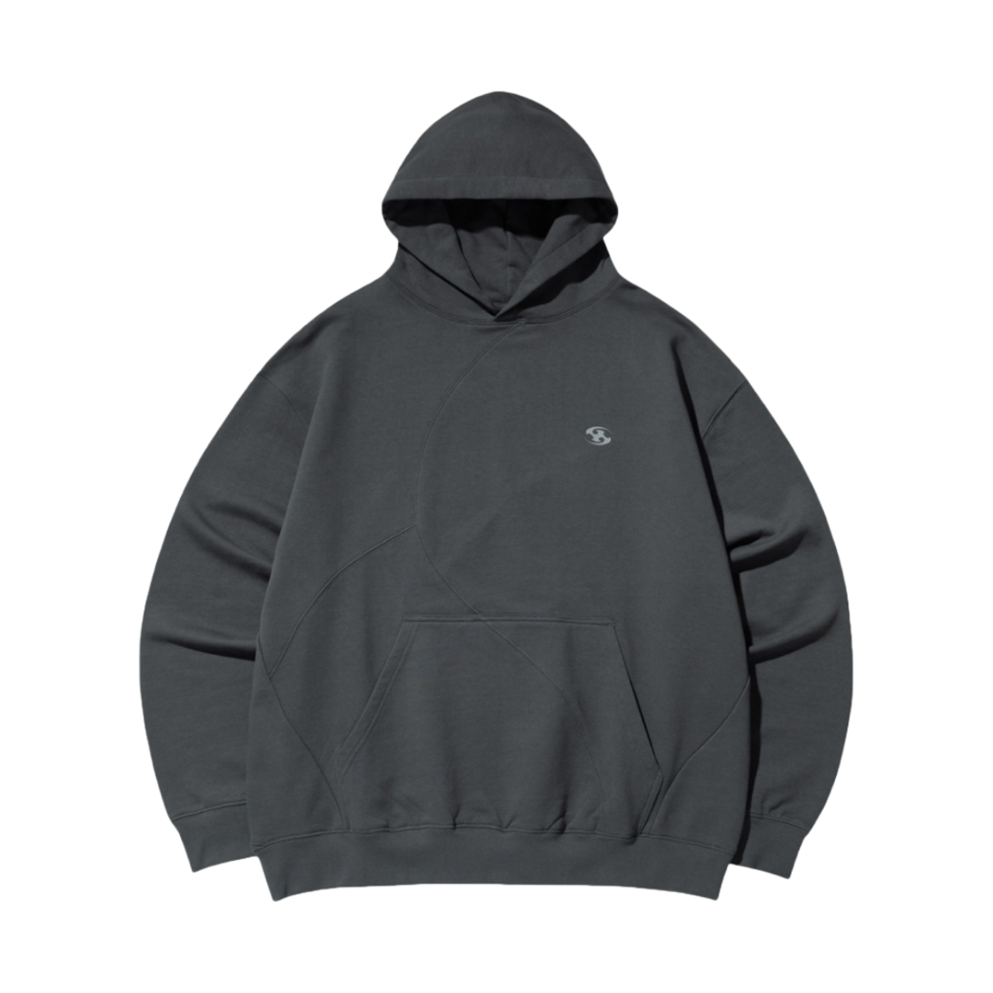 산산기어 로고 후드 차콜 - 23SS(Sansan Gear Logo Hoodie Charcoal - 23SS) - 1