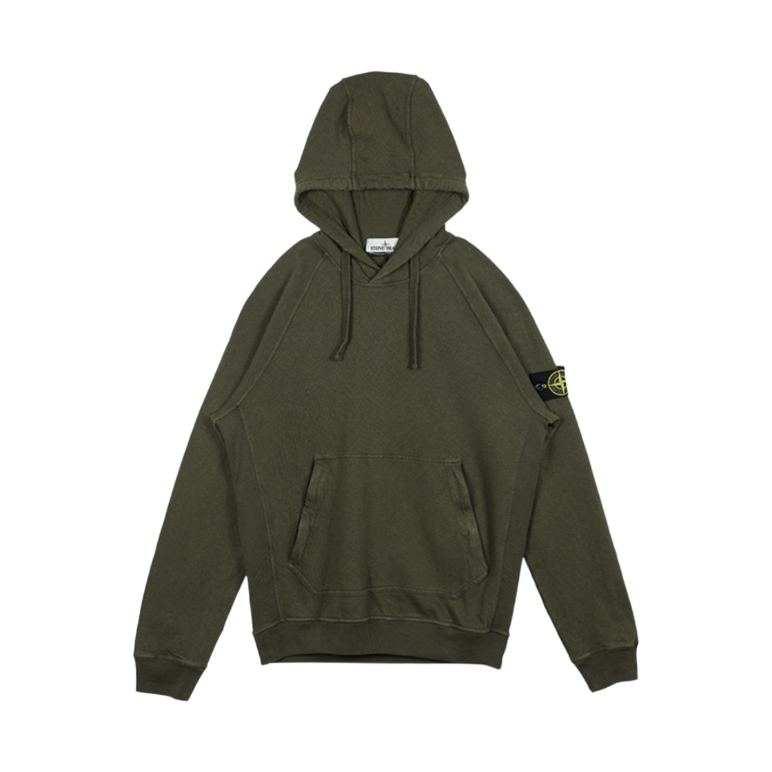 스톤 아일랜드 63860 코튼 후드 스웨트셔츠 올리브 그린 - 21SS(Stone Island 63860 Cotton Hooded Sweatshirt Olive Green - 21SS) - 1