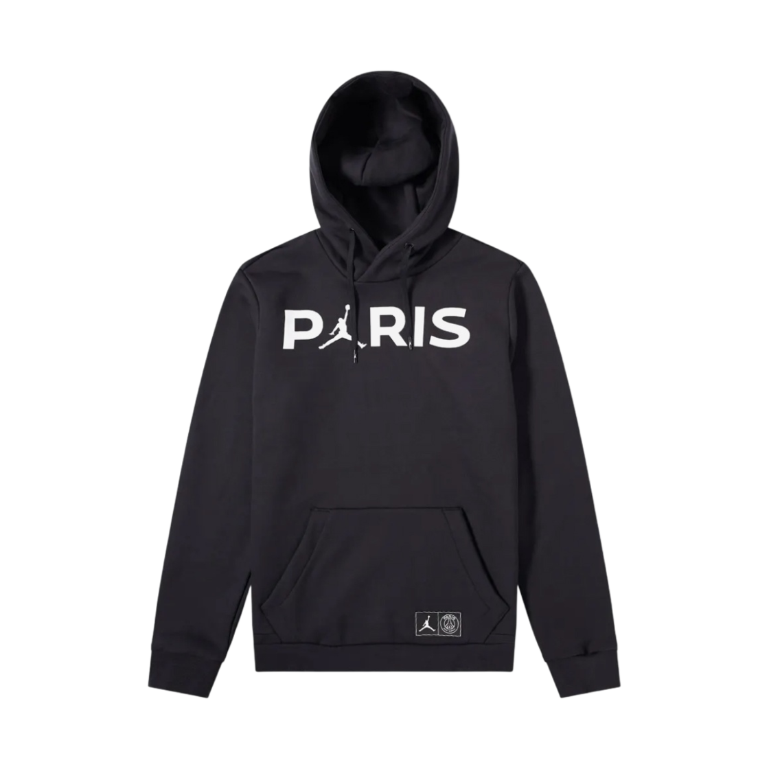 조던 x 파리 생제르맹 점프맨 후드 블랙 화이트(Jordan x Paris Saint-Germain Jumpman Hoodie Black White)