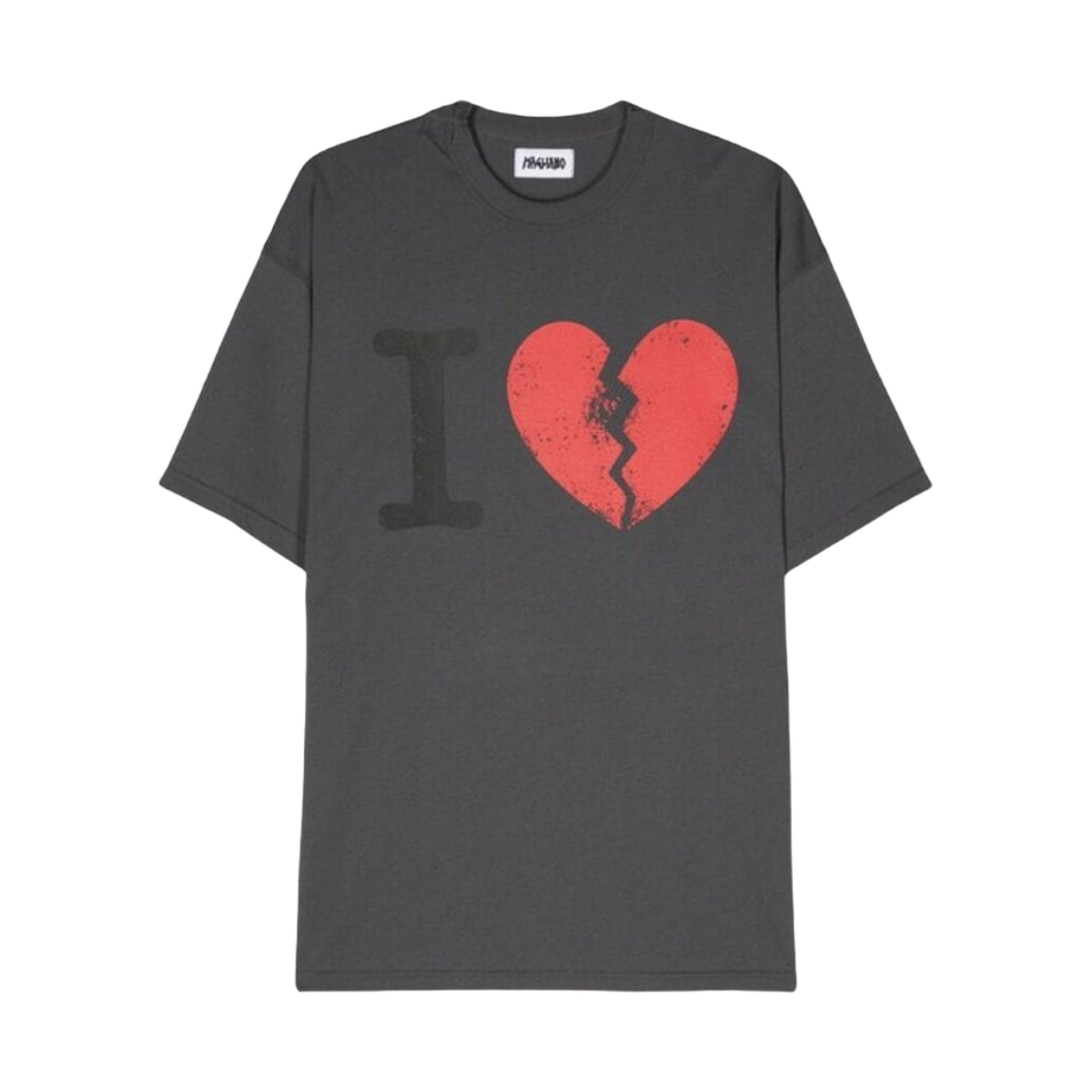 R58013426-09 Magliano I Suffer T-Shirt Off Black