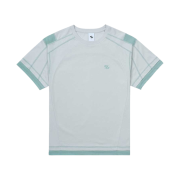 Sansan Gear Mesh Paneled T-Shirt Light Grey - 24SS