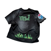 Nonnod Soft Drink T-Shirt Washed Black
