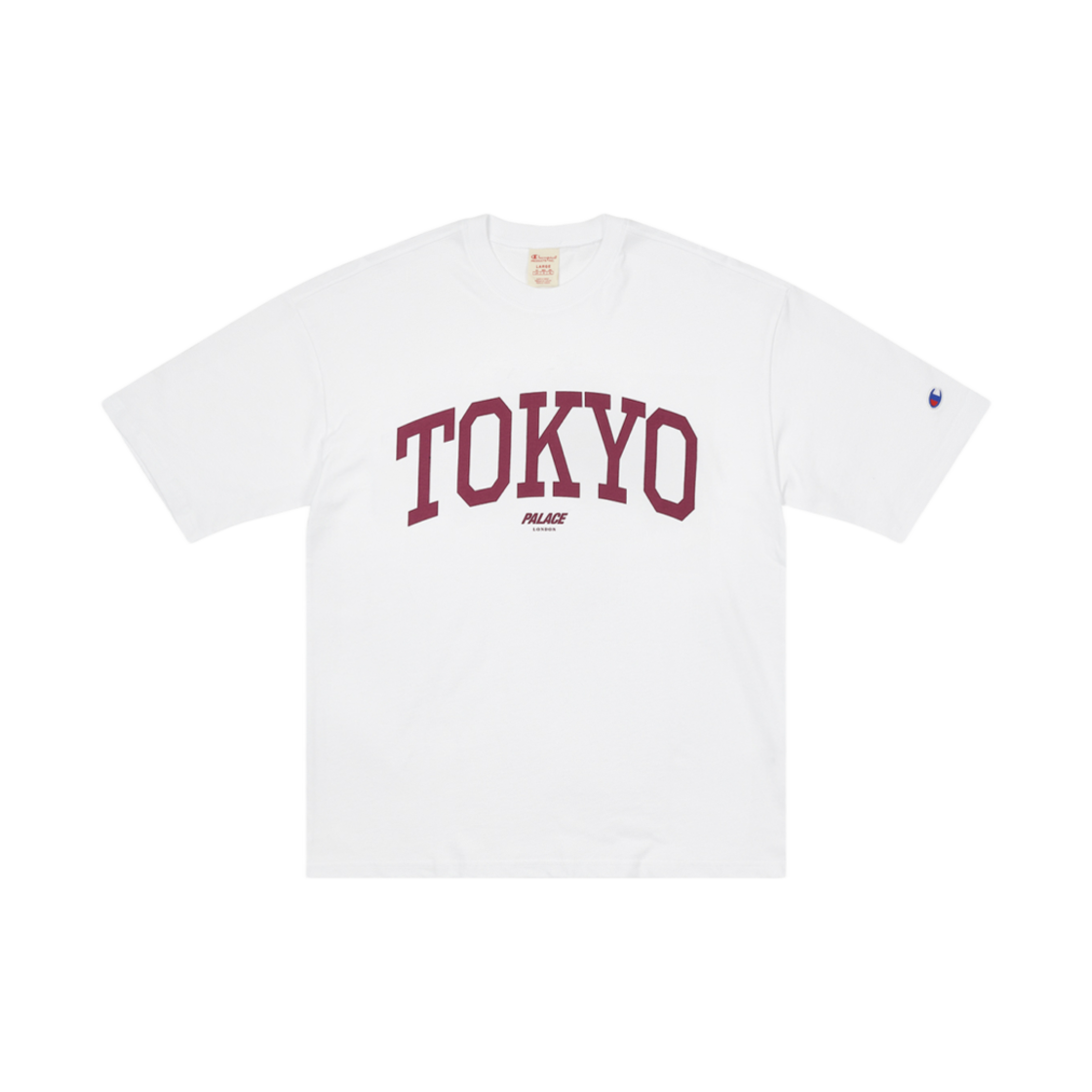 ★25SS 韓国店舗限定★Palace x Champion Shop T-Shirt Seoul Palace x Champion Shop Seoul T-Shirt Navy Men's - SS25 - US