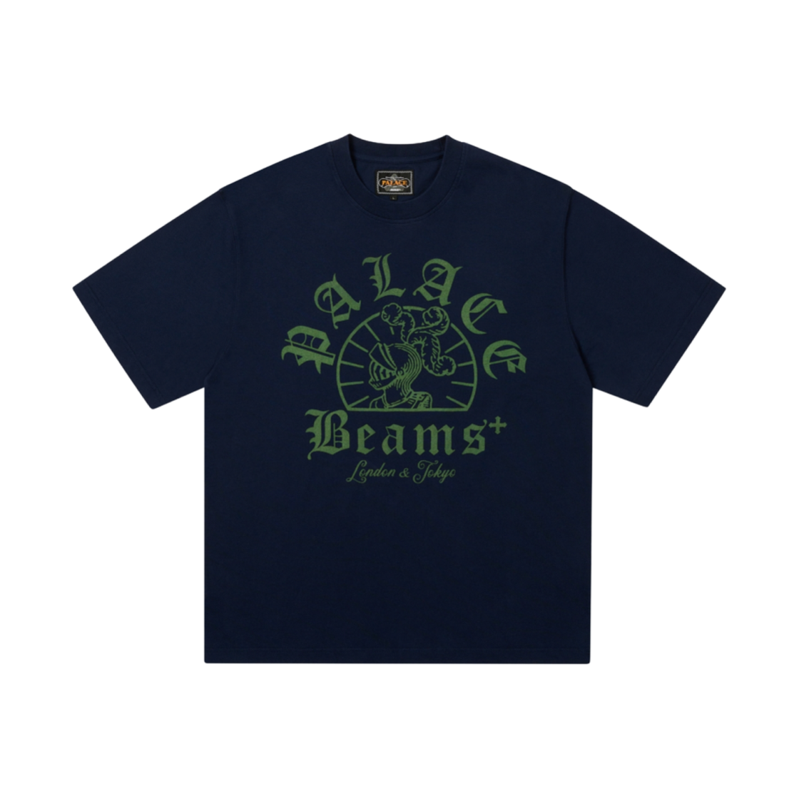 팔라스 x 빔즈 플러스 그래픽 티셔츠 네이비 - 24FW(Palace x Beams Plus Graphic T-Shirt Navy - 24FW) - 1