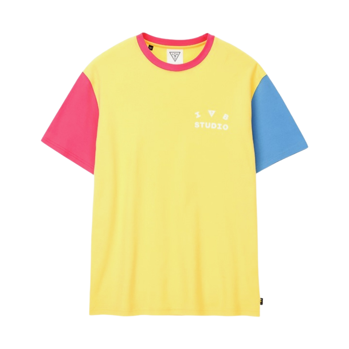 아이앱 스튜디오 x 게스 컬러 블록 티셔츠 옐로우(IAB Studio x Guess Color Block T-Shirt Yellow) - 2