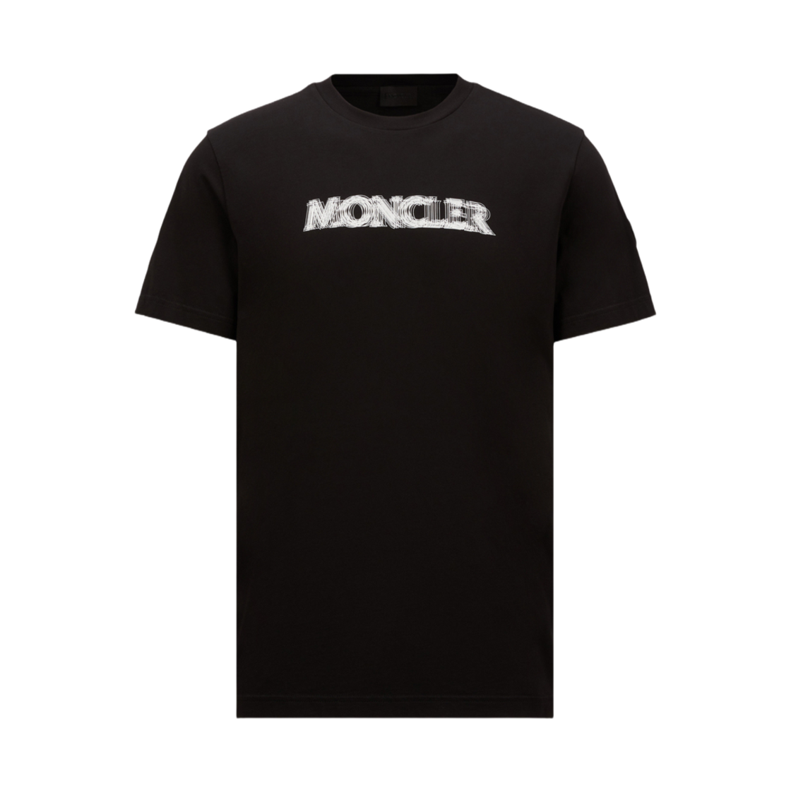 몽클레르 블러드 로고 코튼 티셔츠 블랙 - 25SS | Moncler | KREAM