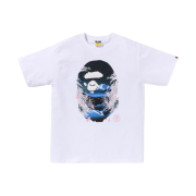 BAPE Sakura Photo Ape Head T-Shirt White