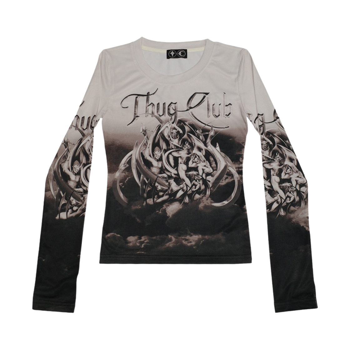 (W) 떠그 클럽 TC JPG 슬리브 블랙((W) Thug Club TC JPG Sleeve Black)