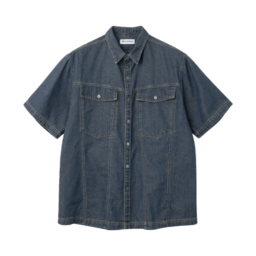 ★人気★【SATUR】★Fes Cable Collar Half Knit Shirt.s★ SATUR] Fes Cable Collar Half Knit Shirt