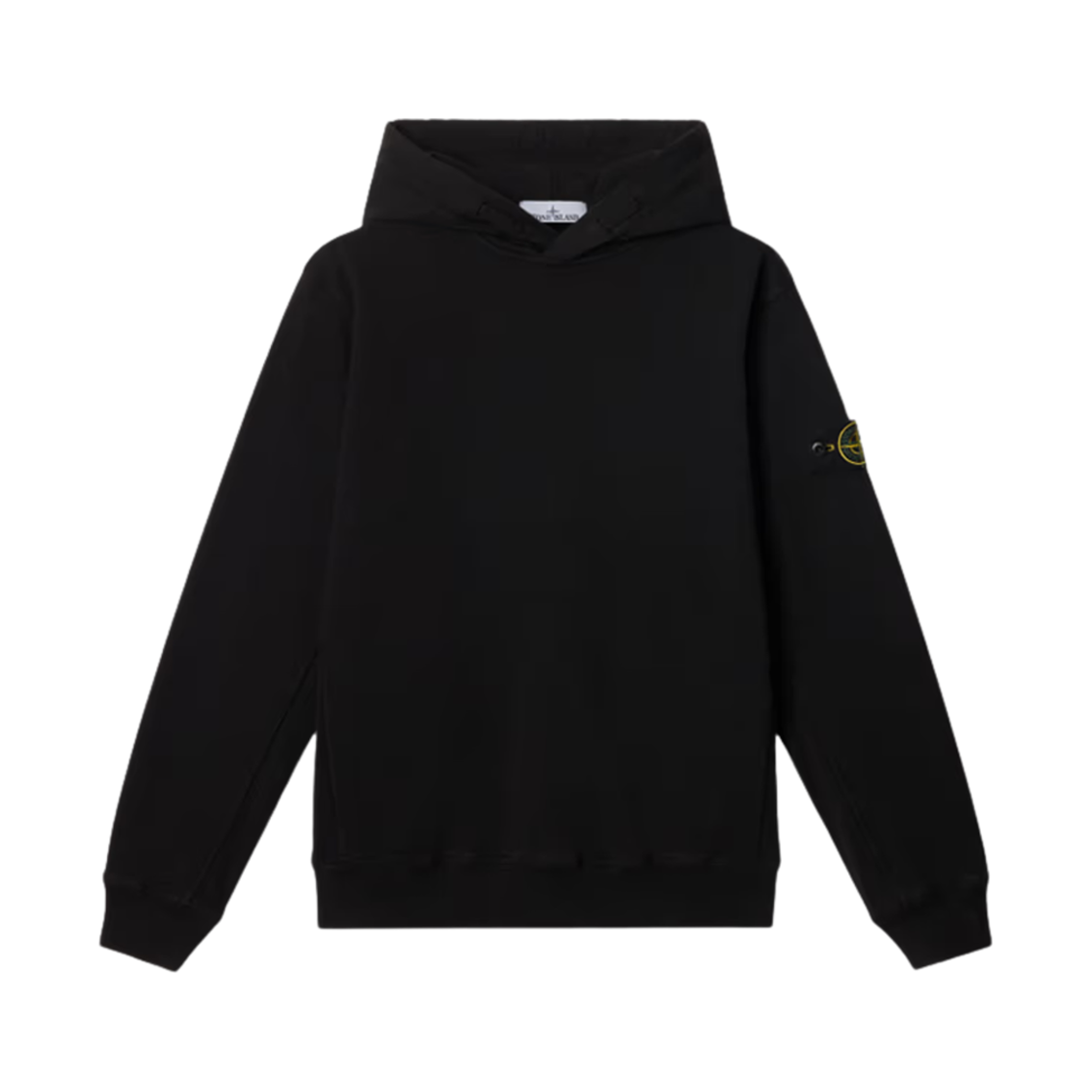 K1S1561000-37S0060-V0029 Stone Island 6100037 Malfile Fleece Old Effect Hooded Sweatshirt Black - 25SS