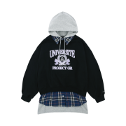 Project G/R 3 Layered Sweatshirt Black