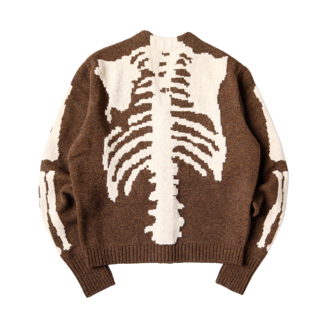 캐피탈 5G 울 본 숏 가디건 브라운(Kapital 5G Wool Bone Short Cardigan Brown) - 2