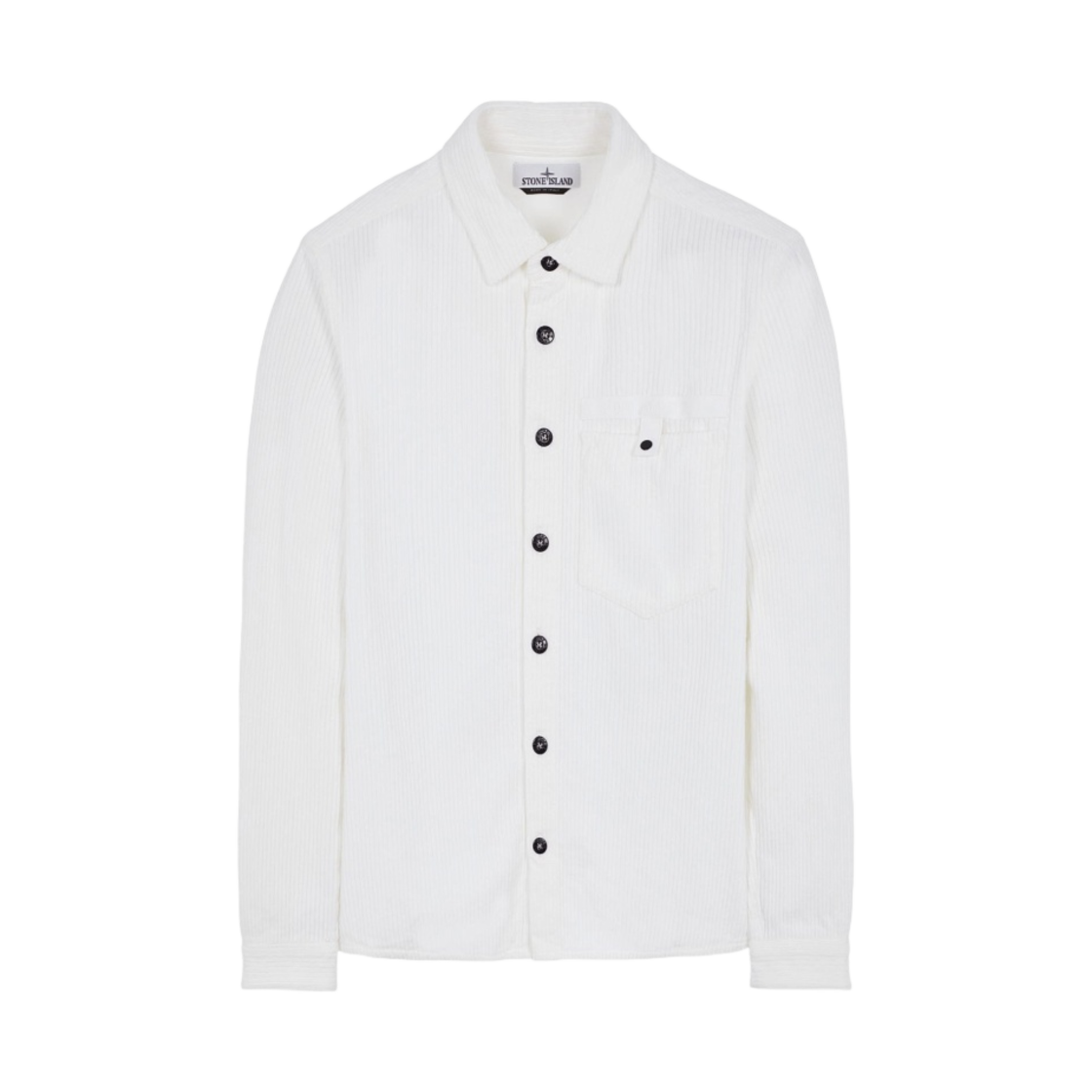 스톤 아일랜드 11811 코튼 코듀로이 400 셔츠 화이트 - 22FW(Stone Island 11811 Cotton Corduroy 400 Shirt White - 22FW) - 1