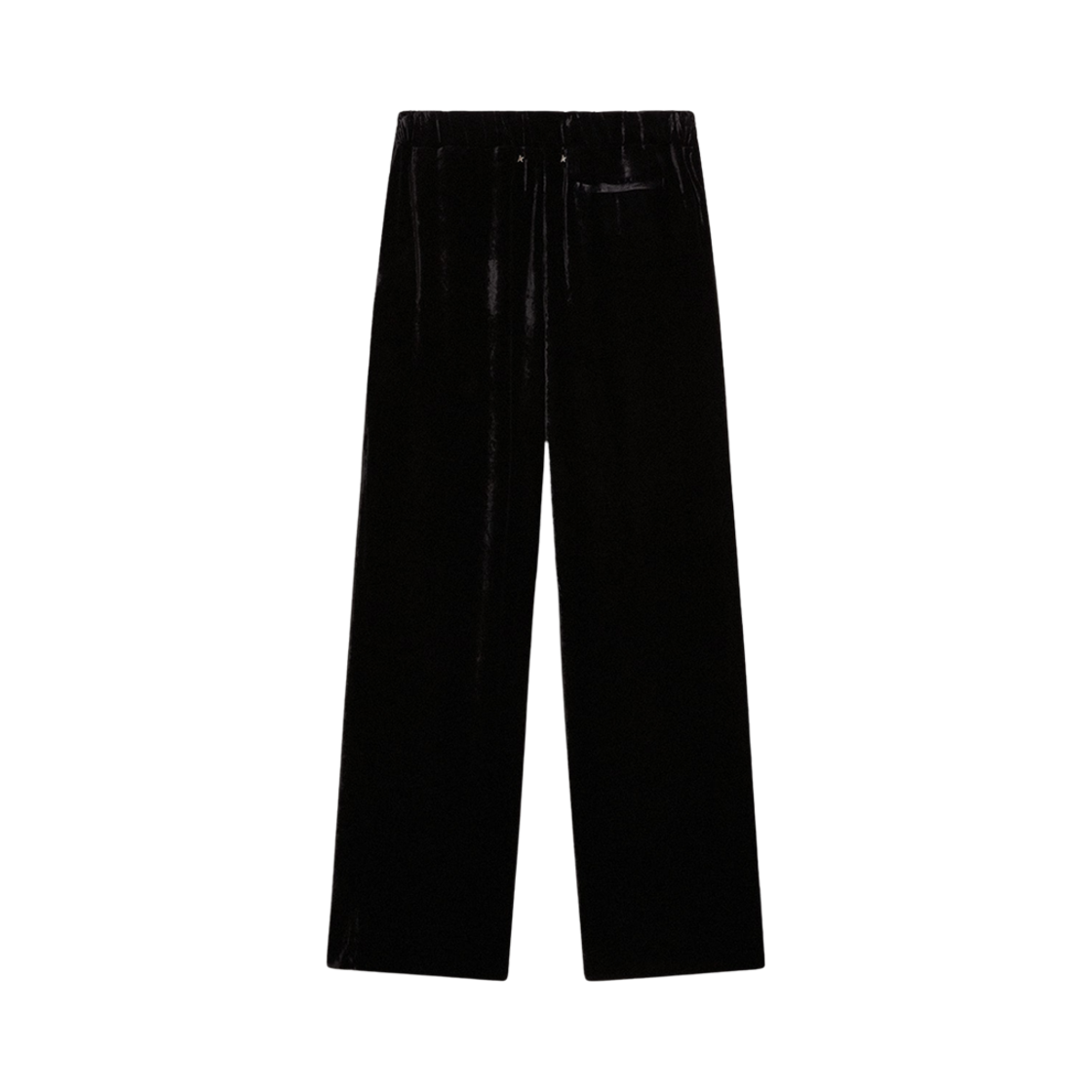(W) 골든구스 벨벳 이펙트 팬츠 블랙((W) Golden Goose Velvet Effect Pants Black)