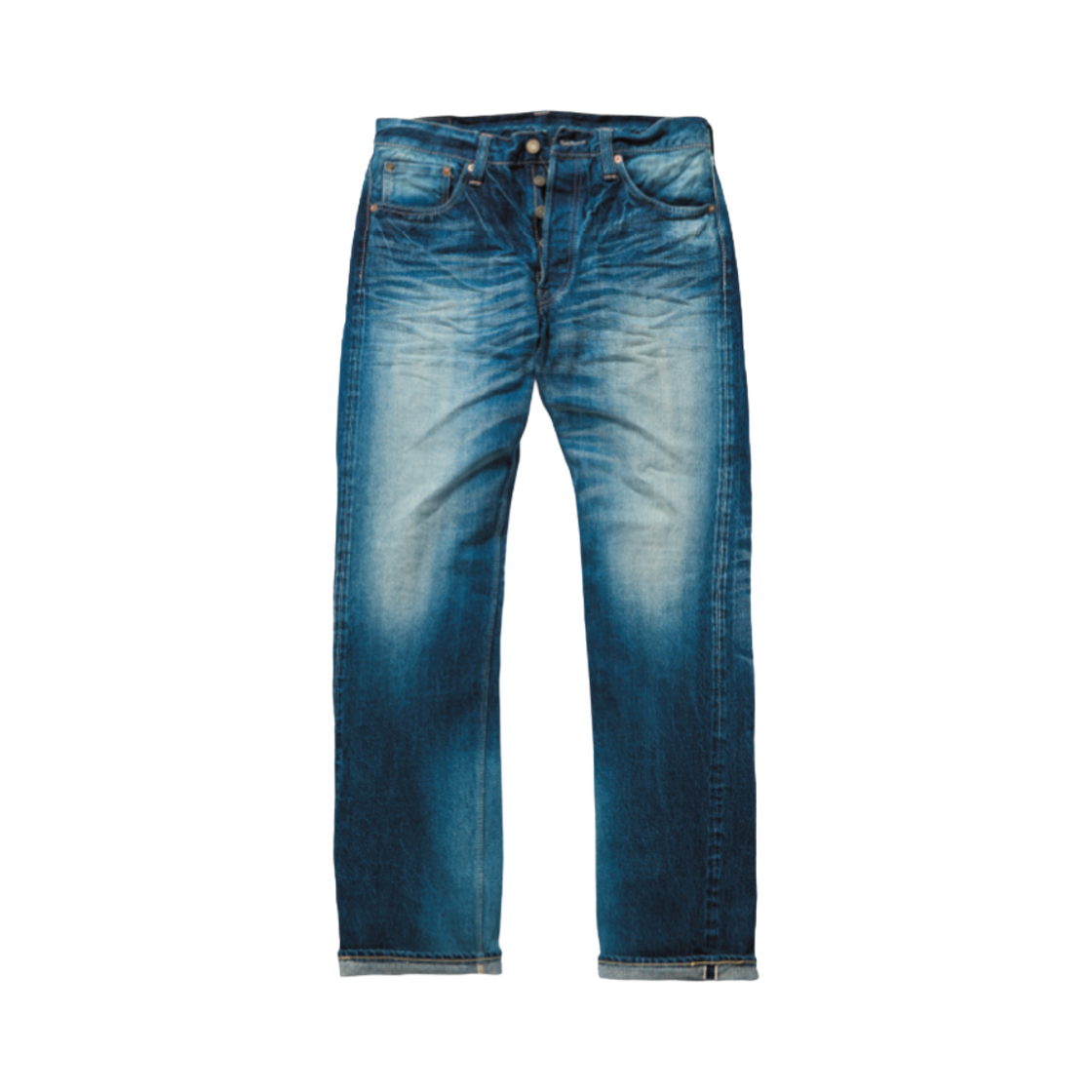 슈가 케인 14온즈 파이버 데님 론 스타 진 슬림 핏 5 이어 에이지드 라이트 블루 라이트 블루(Sugar Cane 14 oz. Fiber Denim Lone Star Jeans Slim Fit 5 Year Aged Light Blue L33 Light Blue)