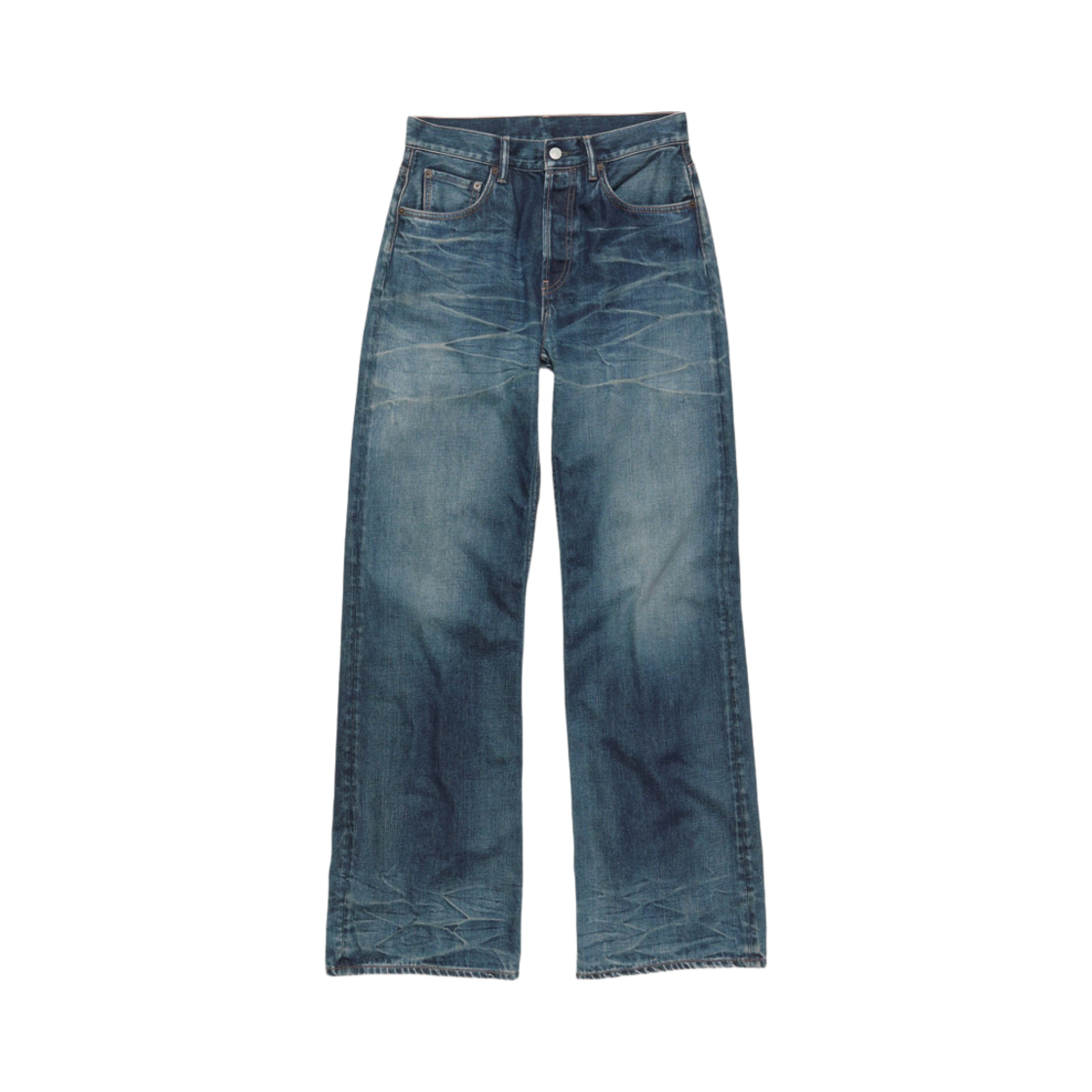 A00520-863 (W) Acne Studios Loose Fit Jeans 2021F Mid Blue