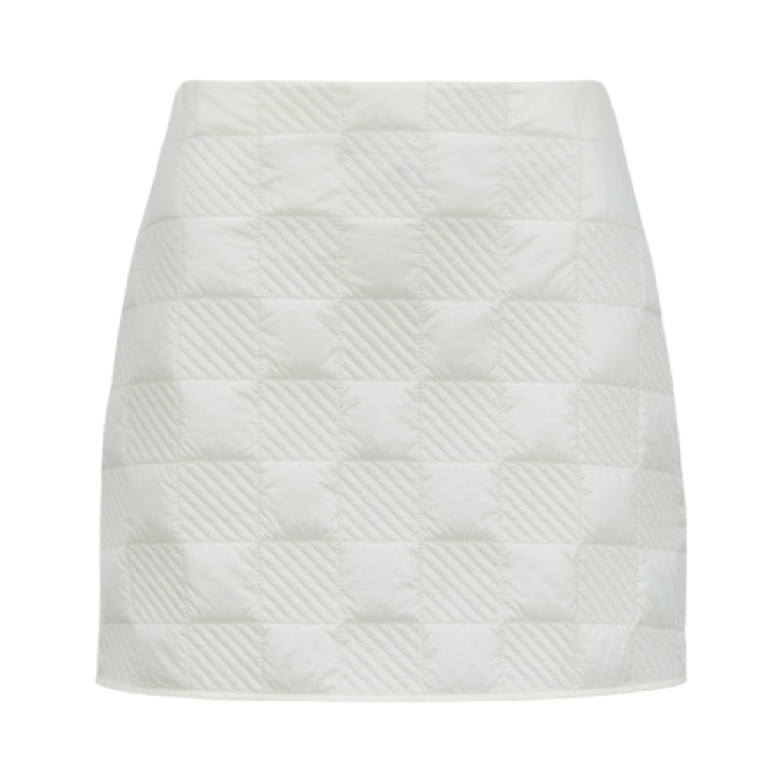 J2-093-2D00001-788LM-034 (W) Moncler Padded Mini Skirt White - 24FW
