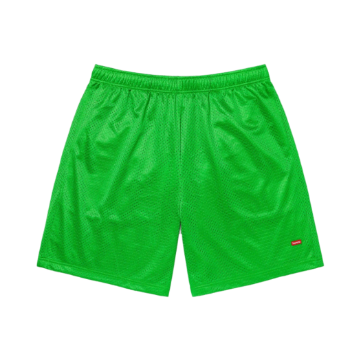 Supreme Small Box Baggy Mesh Shorts Green - 23SS