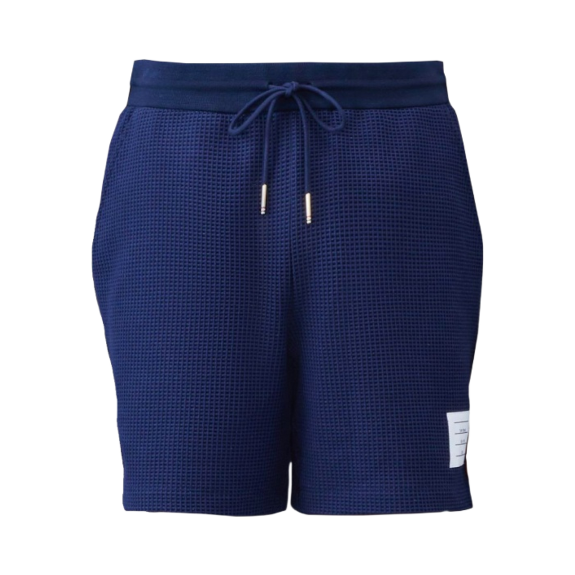 톰브라운 텍스쳐 체크 썸머 쇼츠 네이비(Thom Browne Textured Check Summer Shorts Navy) - 1