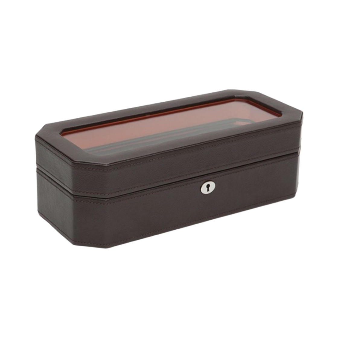 울프 1834 헤리티지 5 피스 워치 박스 브라운 오렌지(Wolf 1834 Heritage 5 piece Watch Box Brown Orange) - 2