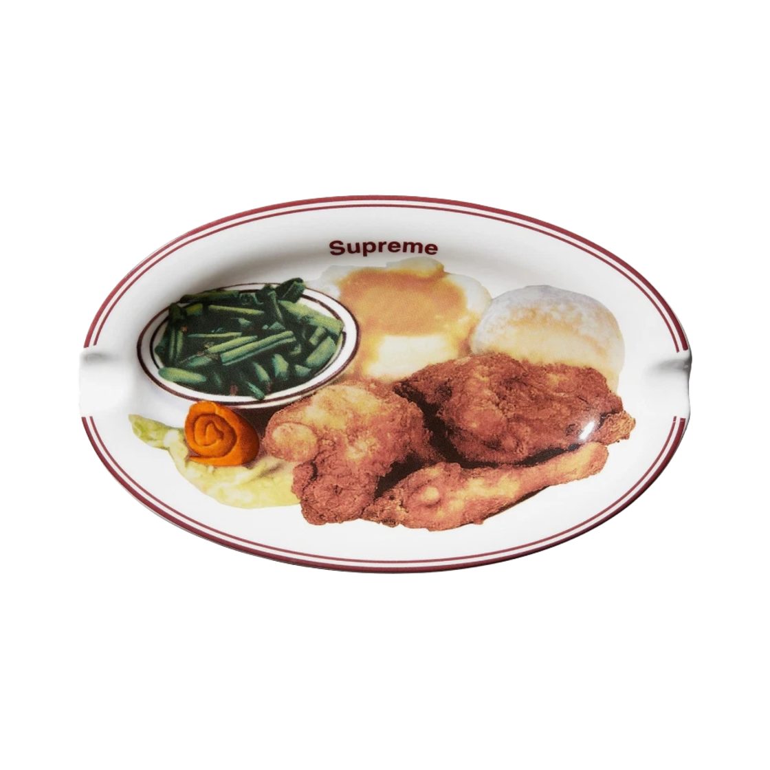 슈프림 치킨 디너 플레이트 애쉬트레이 화이트 - 18SS(Supreme Chicken Dinner Plate Ashtray White - 18SS)