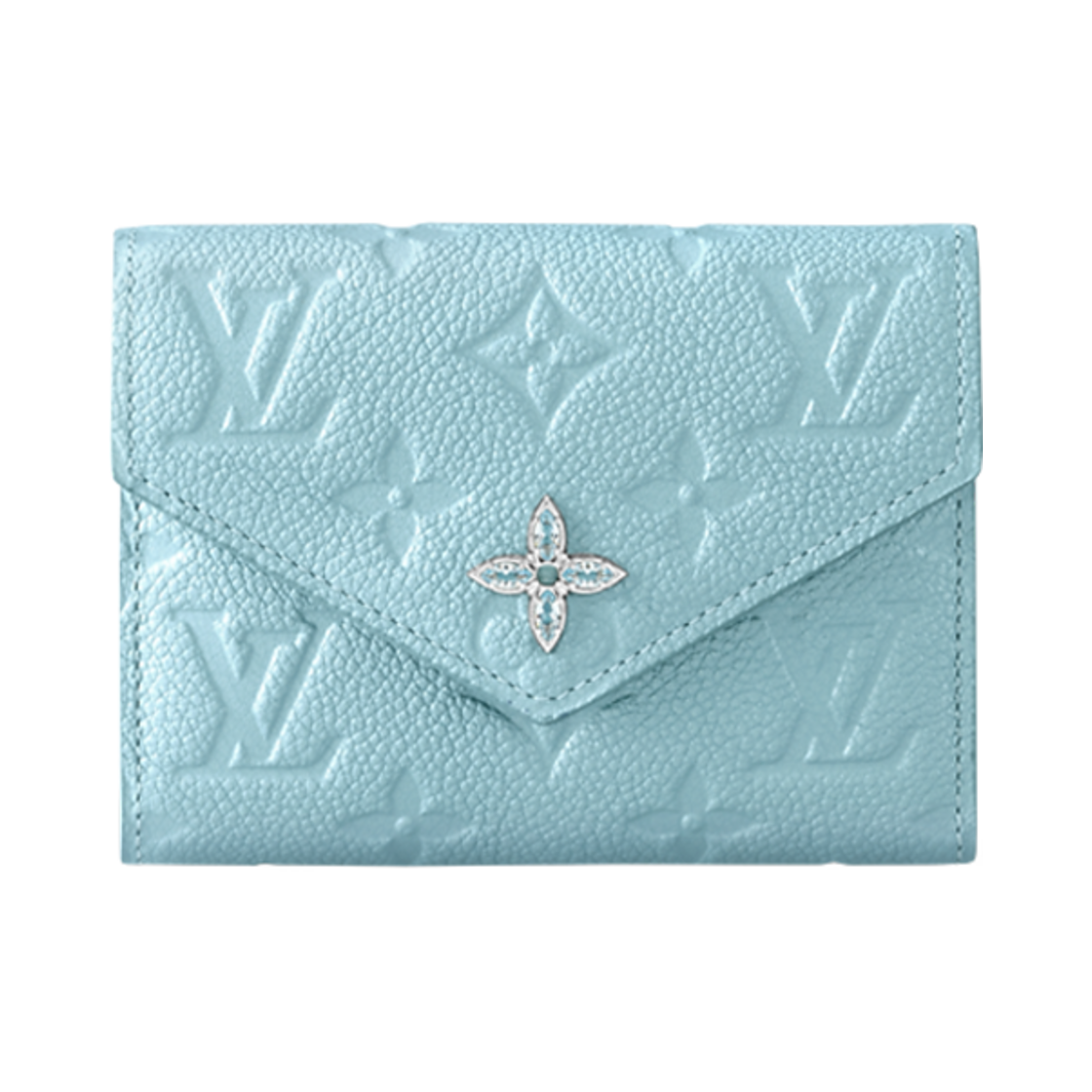 루이비통 빅토린 월렛 모노그램 앙프렝뜨 아주르 프로스트(Louis Vuitton Victorine Wallet Monogram Empreinte Azur Frost) - 1