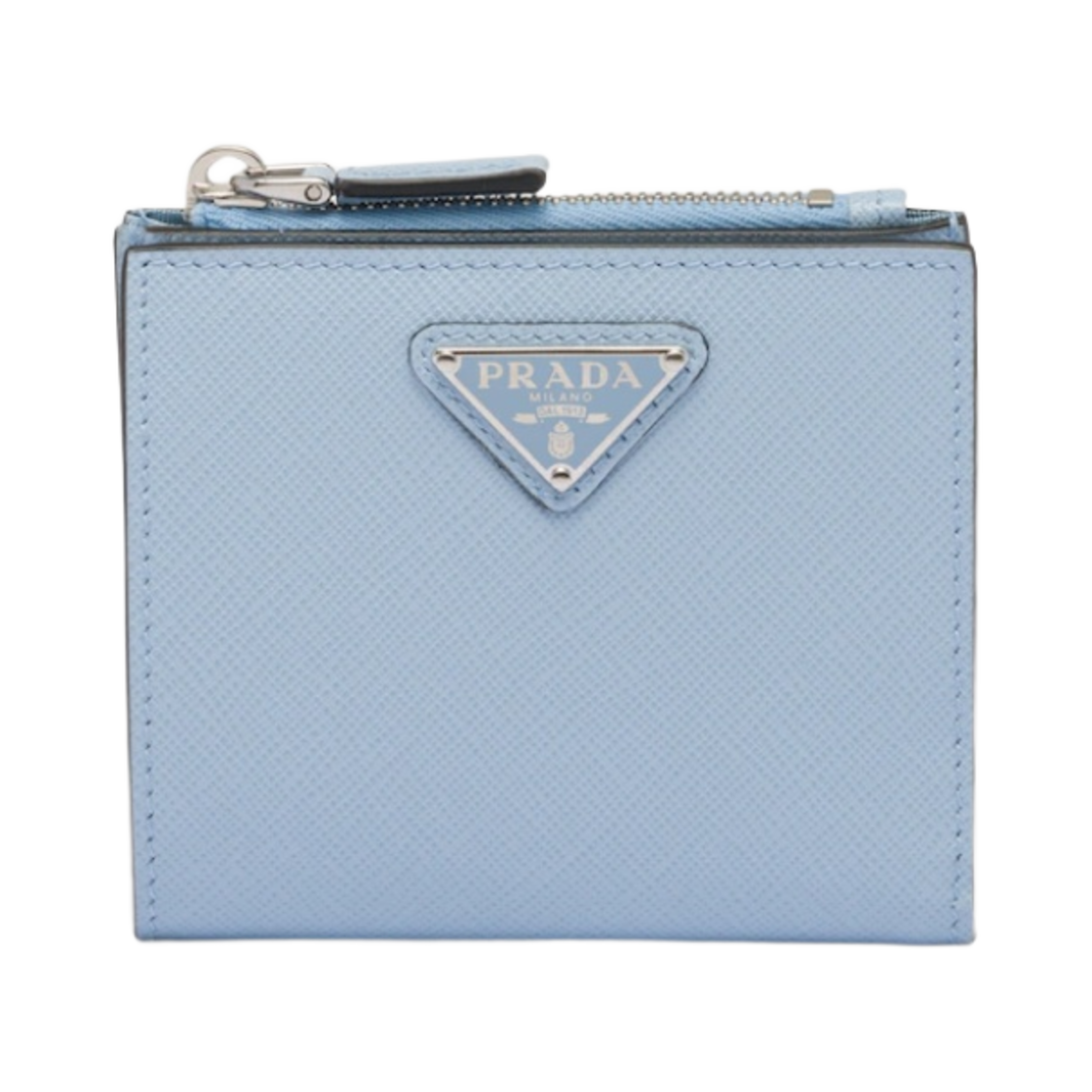 프라다 스몰 사피아노 레더 월렛 라이트 블루(Prada Small Saffiano Leather Wallet Light Blue) - 1