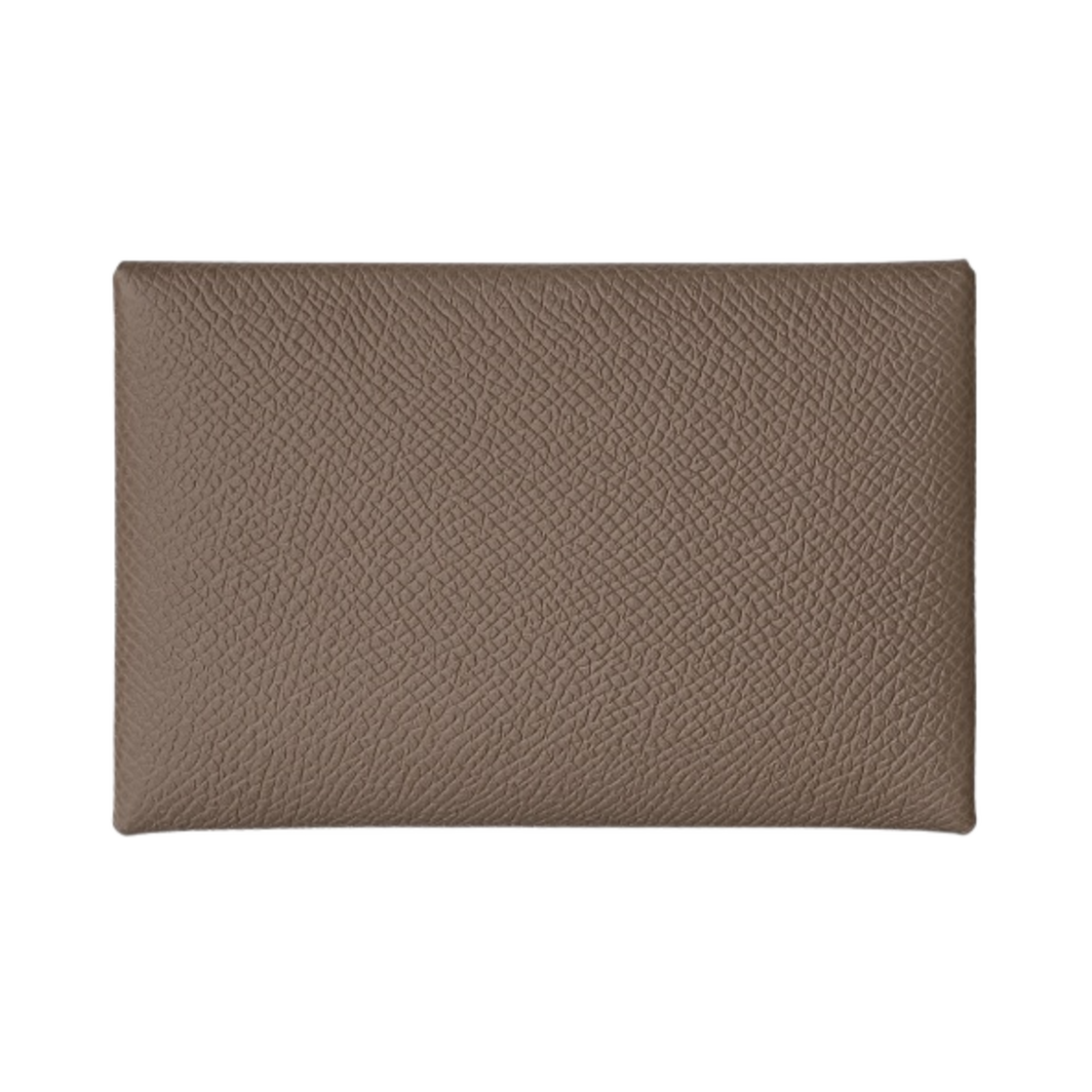 에르메스 칼비 듀오 카드 홀더 앱송 & 팔라듐 하드웨어 에뚜쁘(Hermes Calvi Duo Card Holder Epsom & Palladium Etoupe)