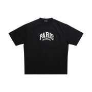 Balenciaga Cities Paris Medium Fit T-Shirt Black