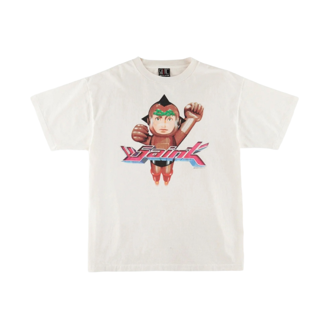 세인트 마이클 아이언 베이비 숏슬리브 티셔츠 화이트 - 23SS(Saint Mxxxxxx Iron Baby S/S T-Shirt White - 23SS) - 1