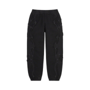 Supreme Western Cut Out Sweat Pants Black - 23SS