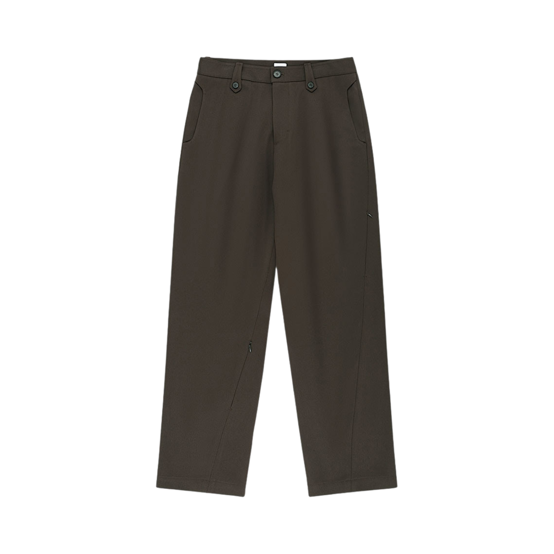 YPA24AWPTBR Youche AR Curved Seam Trouser Brown