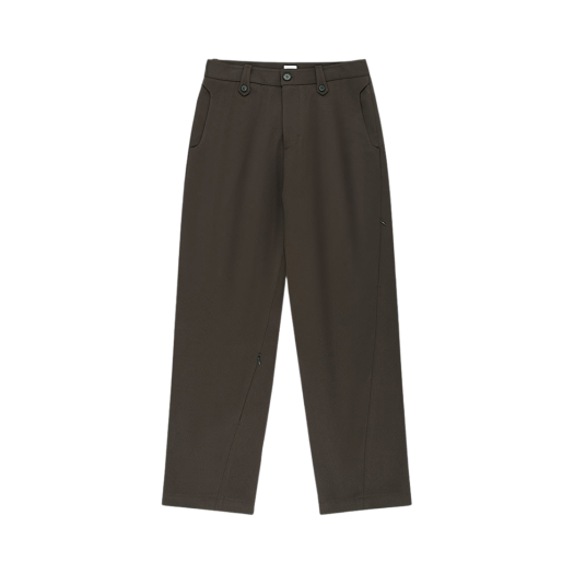 YPA24AWPTBR Youche AR Curved Seam Trouser Brown
