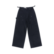 Haleine Carpenter Cargo Wool Pants Navy (VB307)