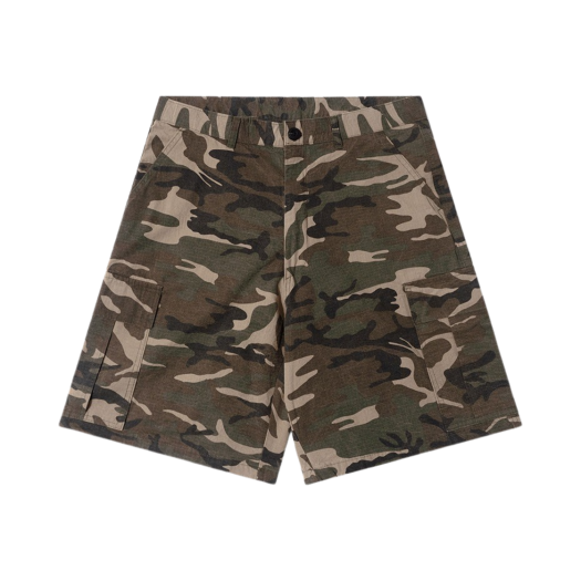 Q4MMST001KHA QT8 GARMENTS BN Camo Ripstop Cargo Shorts Khaki