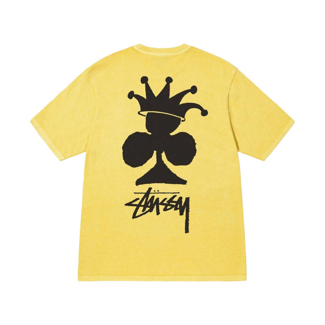 스투시 클럽 크라운 피그먼트 다이드 티셔츠 버터(Stussy Club Crown Pigment Dyed T-Shirt Butter) - 1