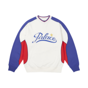Palace Star Script Crew White - 24SS