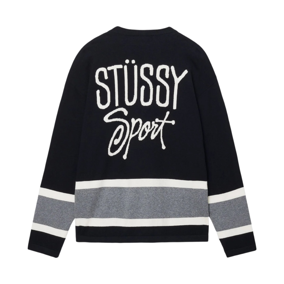 스투시 밀크 크루넥 블랙 | Stussy | KREAM