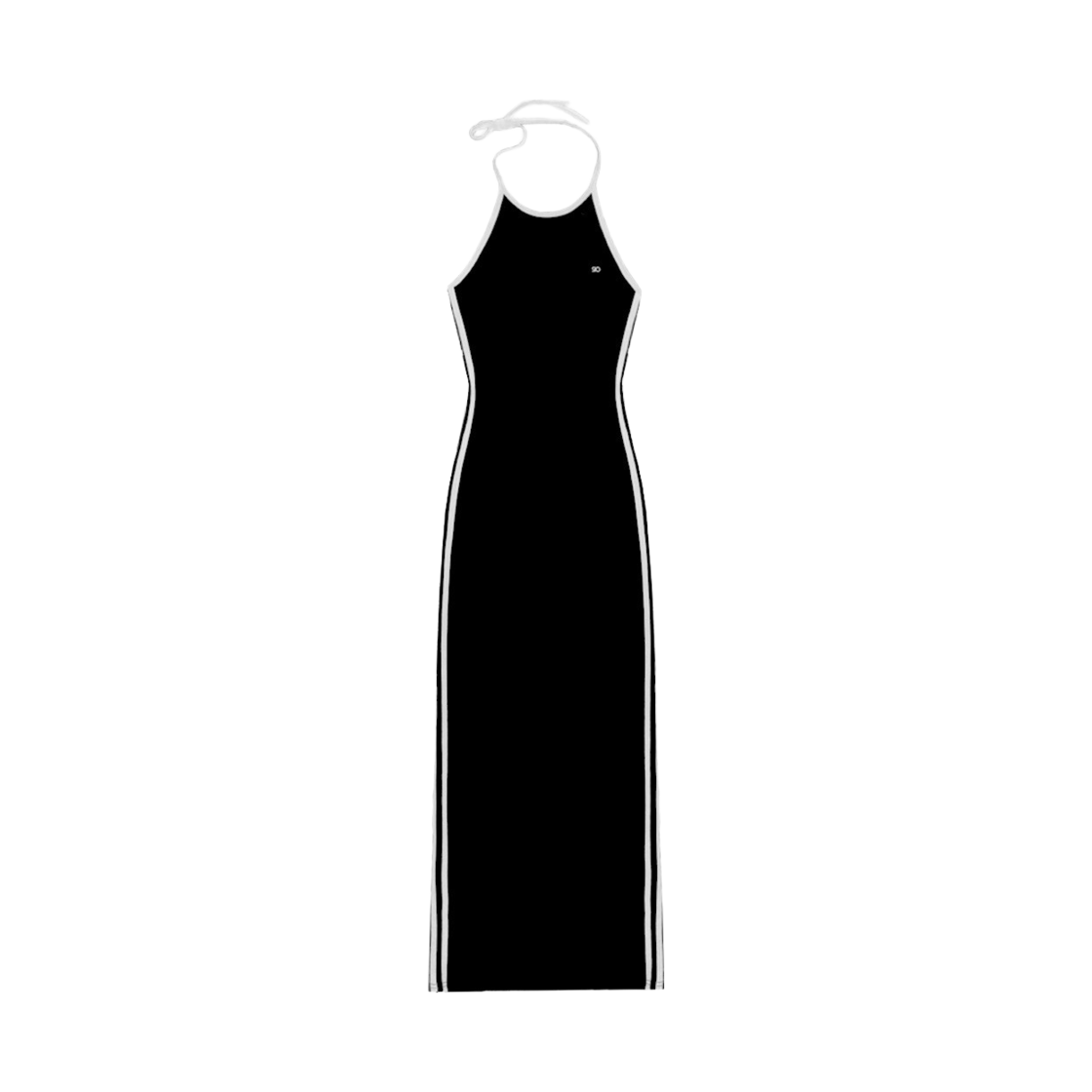시오 홀터넥 롱 원피스 블랙(SIO Halter Neck Long One Piece Black)